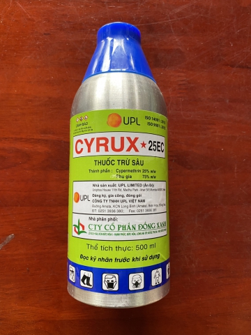 CYRUS 25EC THUỐC TRỪ SÂU THUỘC NHÓM CÚC TỔNG HỢP