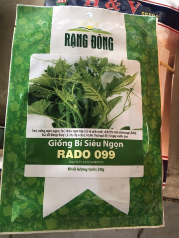 GIỐNG BÍ SIÊU NGỌN