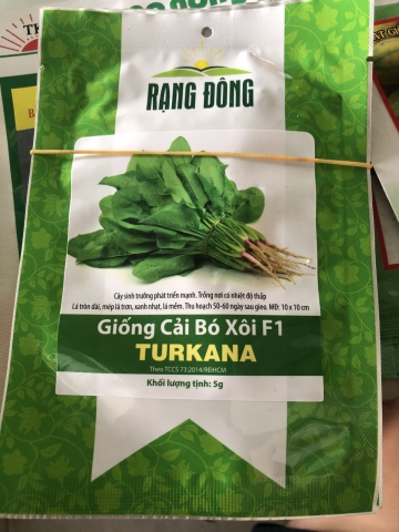 HẠT GIỐNG CẢI BÓ XÔI F1