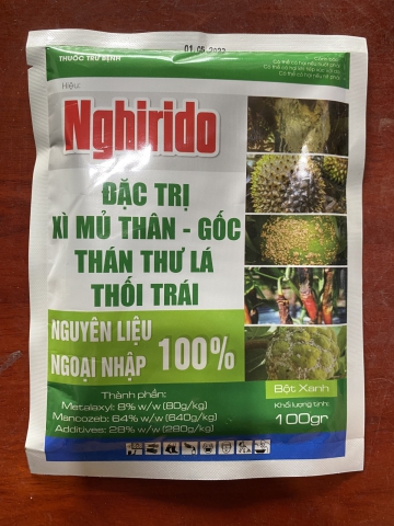 NGHIRIDO ĐẶC TRỊ: DIỆT TRỪ NẤM BỆNH